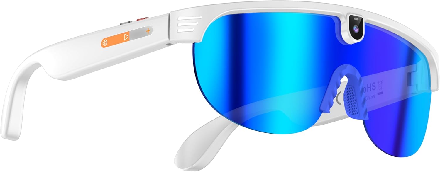 AI Smart Sports Sunglasses with Camera & Audio