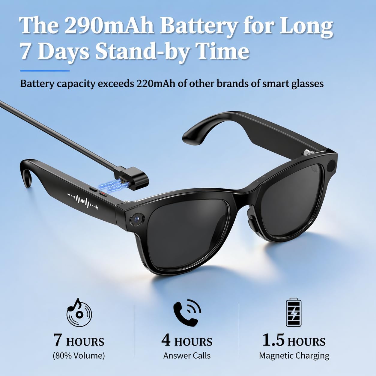 AI Smart Glasses With 4K Camera And Real-Time Translation