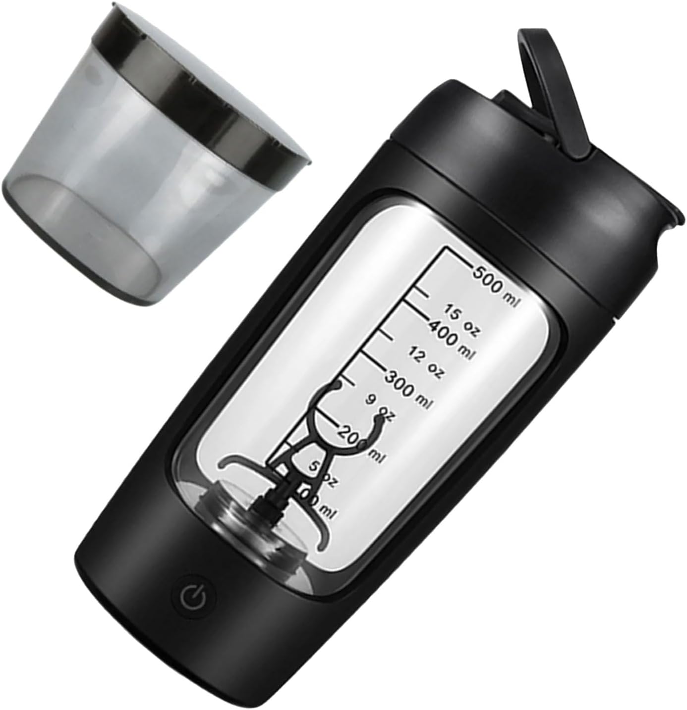 Electric Protein Shaker Bottle 650 ml With Powder Storage