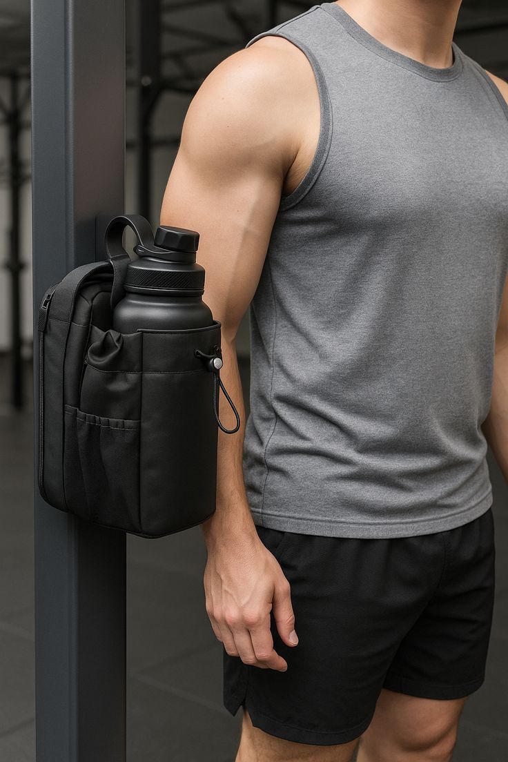 Magnetic Water Bottle Sling Bag With Phone Pocket