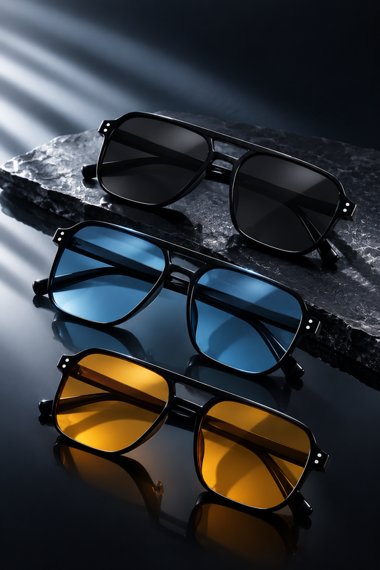 Oversized Square Fashion Sunglasses UV400 Protection