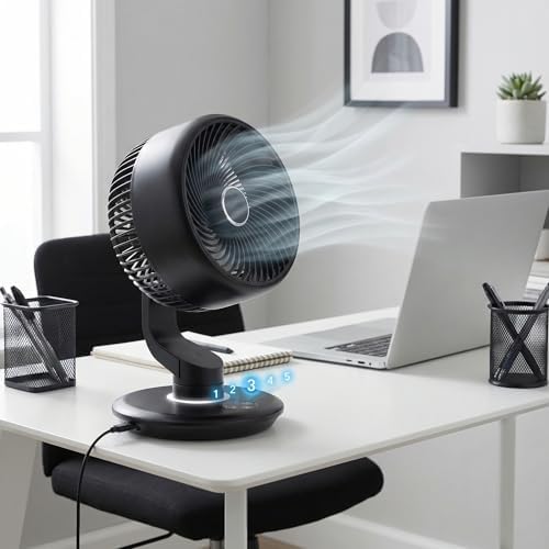 Rechargeable Air Circulator Fan – Wall-Mountable & Portable