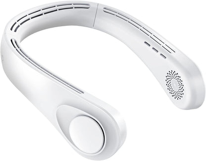 Leafless USB Neck Fan – Hands-Free Bladeless Cooling