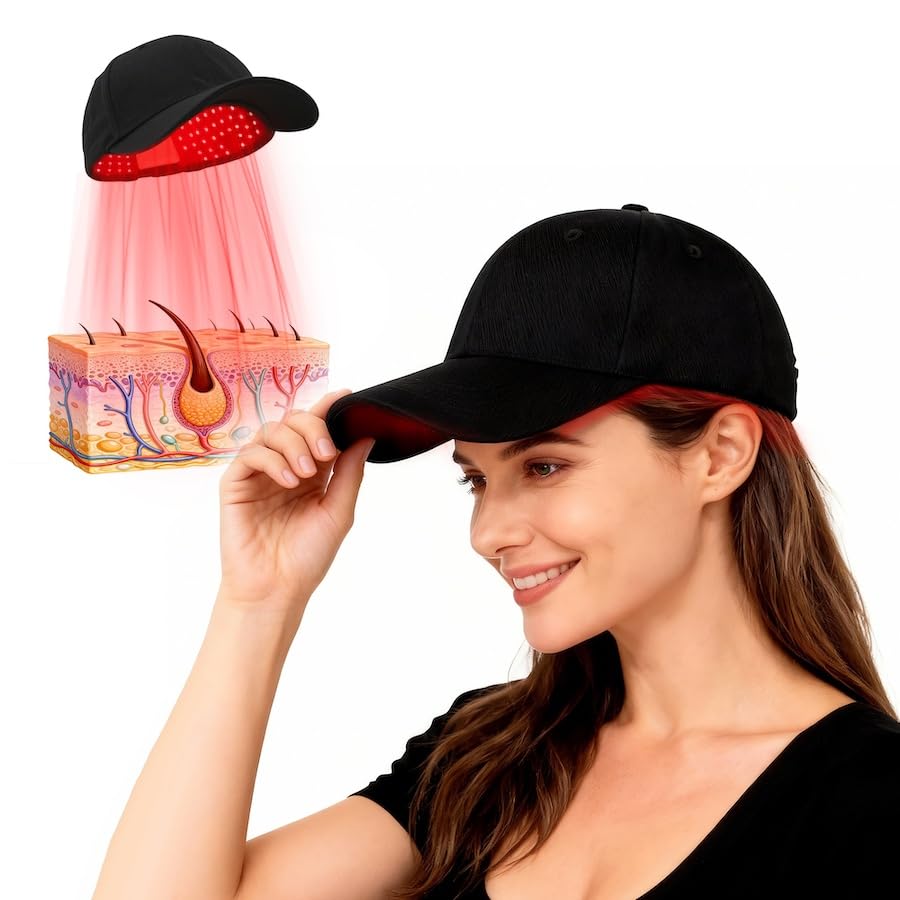 Cordless Red Light Therapy Cap For Hair Growth