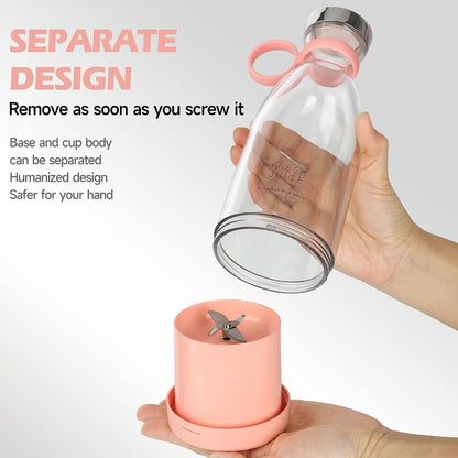Portable USB Blender Bottle 350 ml Personal Smoothie Maker
