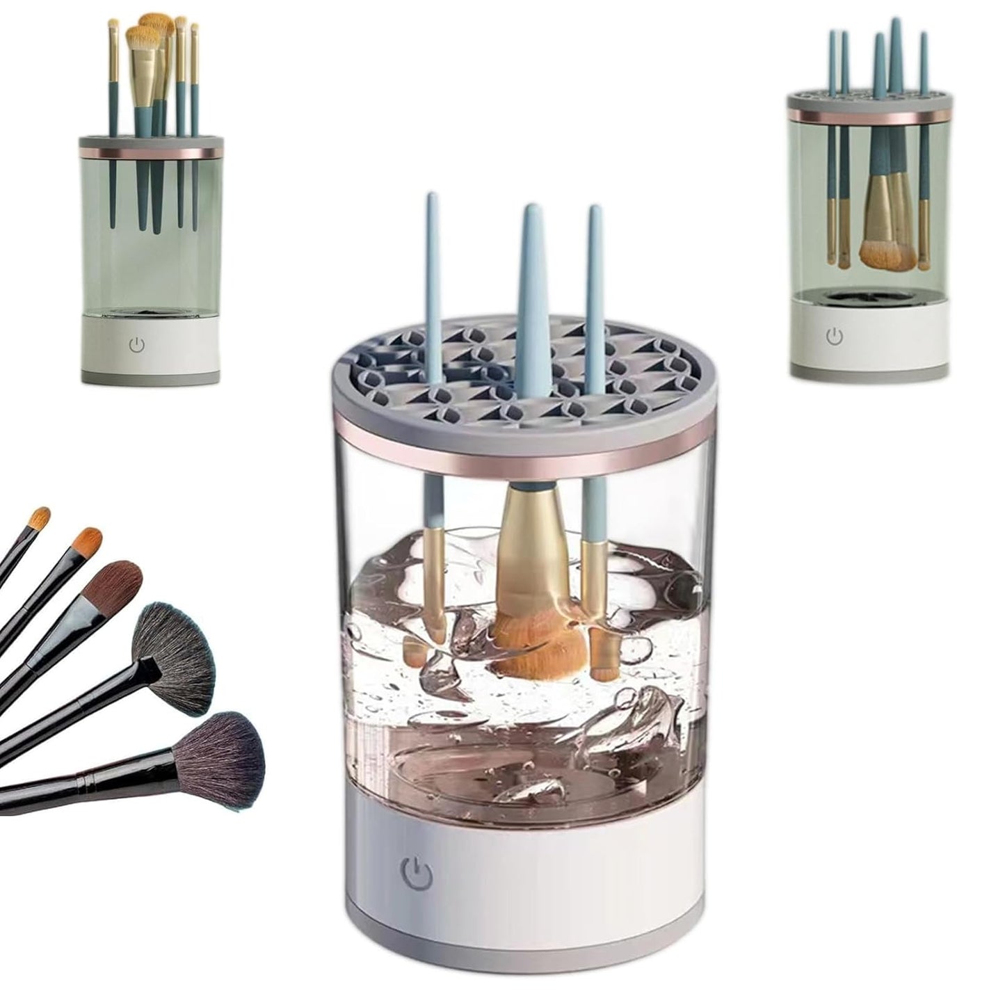 Electric Makeup Brush Cleaner Machine With Mat