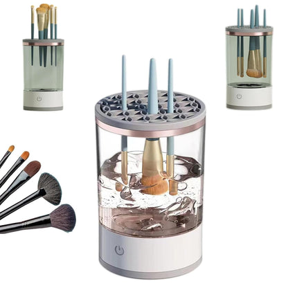 Electric Makeup Brush Cleaner Machine With Mat