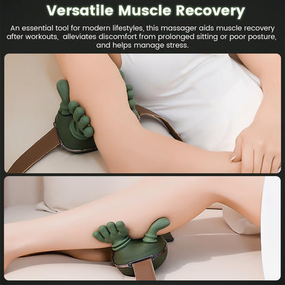 Cordless Shiatsu Neck Massager with Heat and 4D Kneading