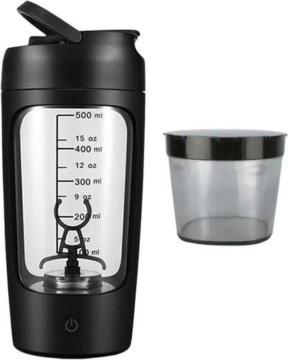 Electric Protein Shaker Bottle 650 ml With Powder Storage