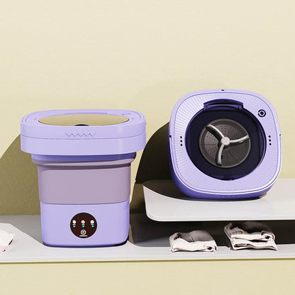 Foldable Mini Washing Machine – Portable 6.5L Automatic Washer