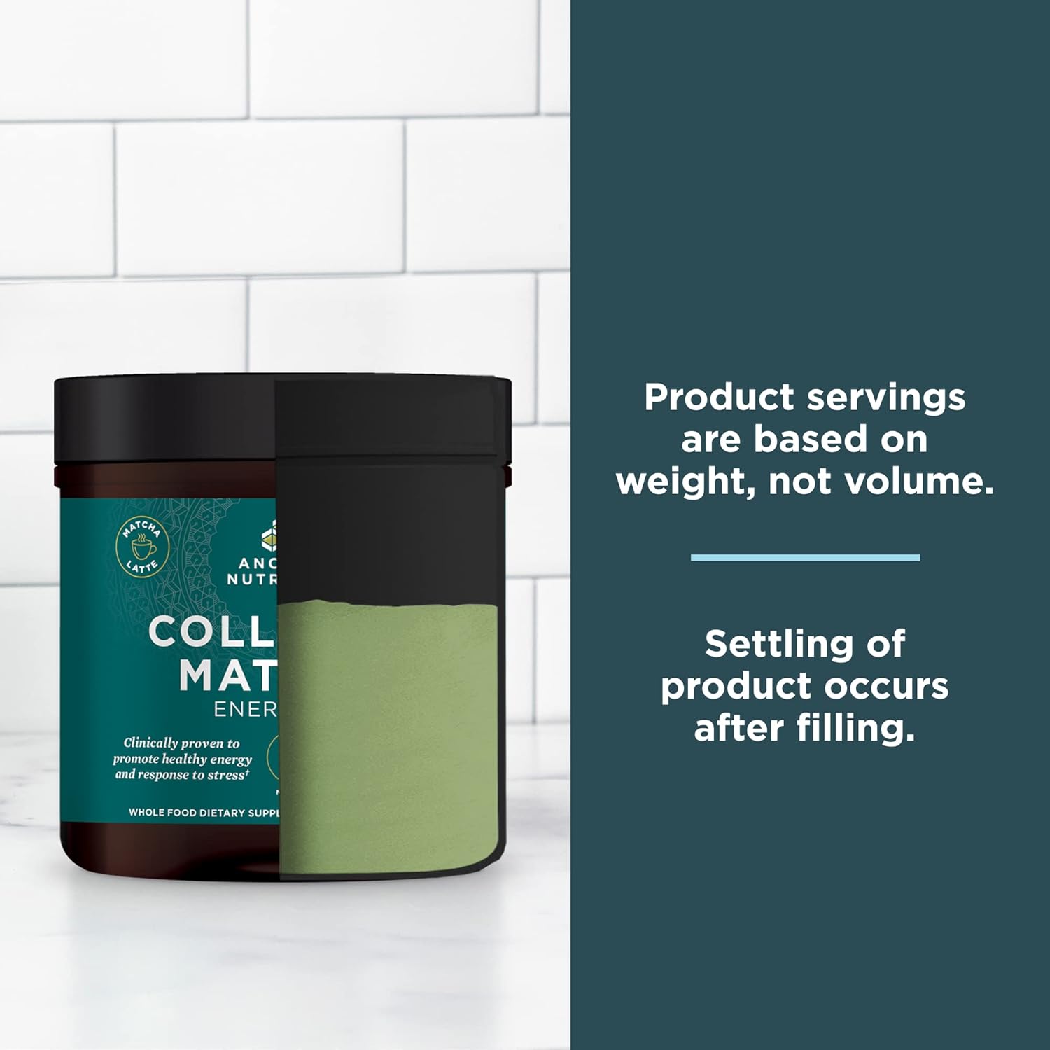 Matcha Collagen Powder With MCTs & Ashwagandha