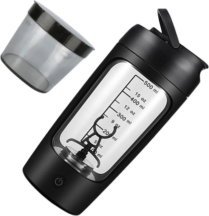 Electric Protein Shaker Bottle 650 ml With Powder Storage