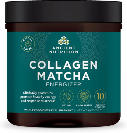 Matcha Collagen Powder With MCTs & Ashwagandha
