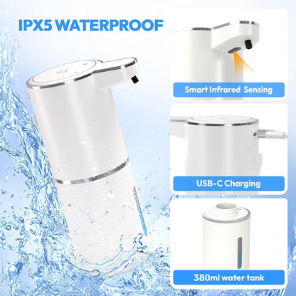 Automatic Foaming Soap Dispenser 2-Pack – Touchless, Wall Mount