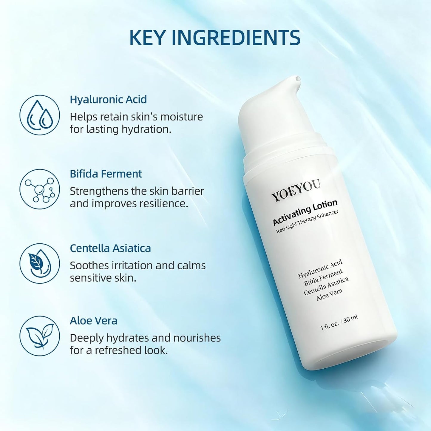 Red Light Facial Mask With Activating Lotion Set