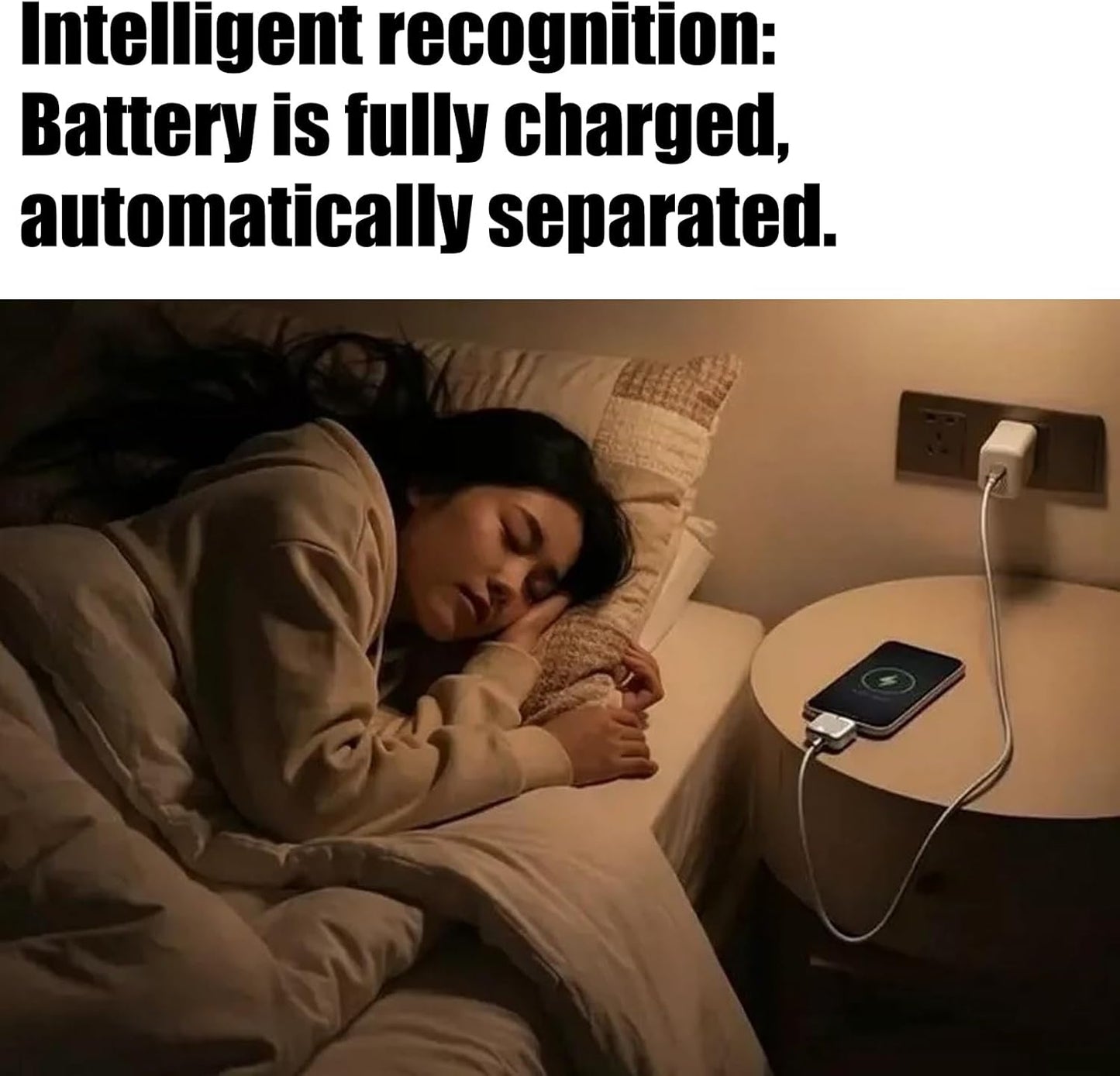 Auto Disconnect USB Charging Adapter – Smart Power Cutoff