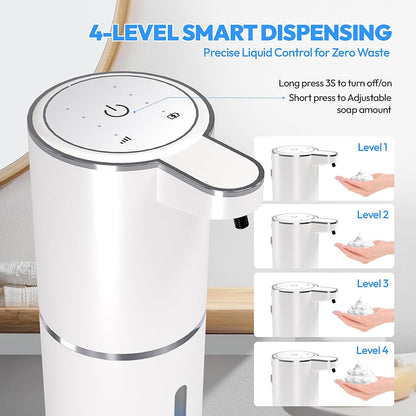 Automatic Foaming Soap Dispenser 2-Pack – Touchless, Wall Mount