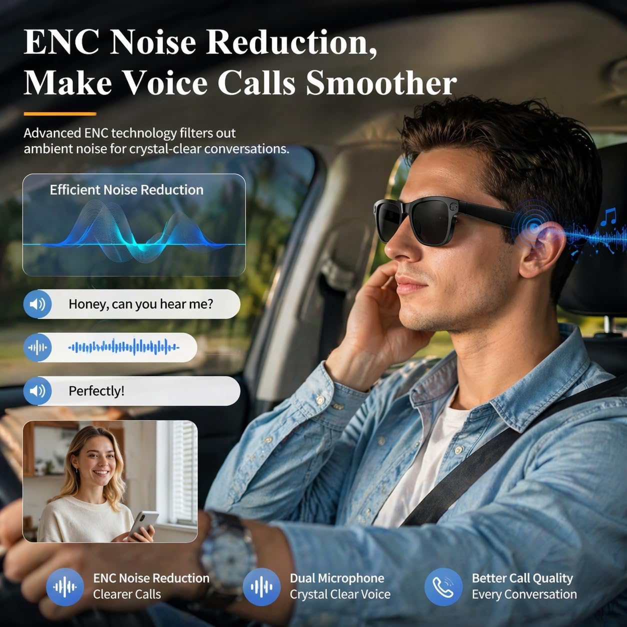 AI Smart Glasses With 4K Camera And Real-Time Translation