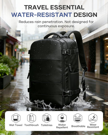 Vacuum Compression Travel Backpack Carry-On with Pump
