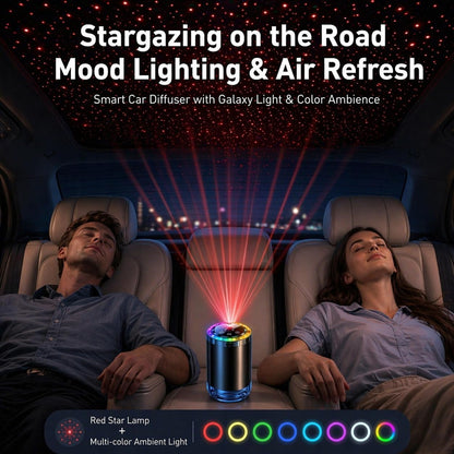 Smart Car Diffuser With Touch Control & RGB Star Lights