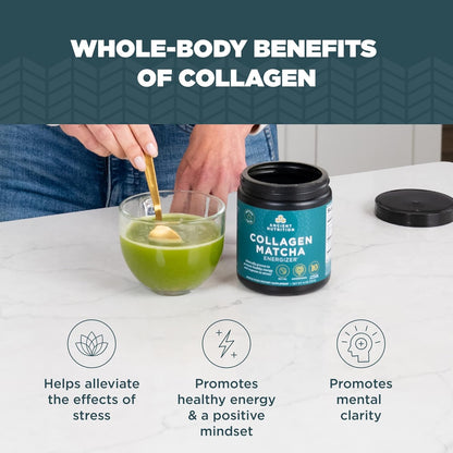 Matcha Collagen Powder With MCTs & Ashwagandha