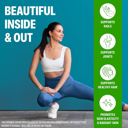 Hydrolyzed Collagen Peptides Powder – Unflavored, Grass-Fed