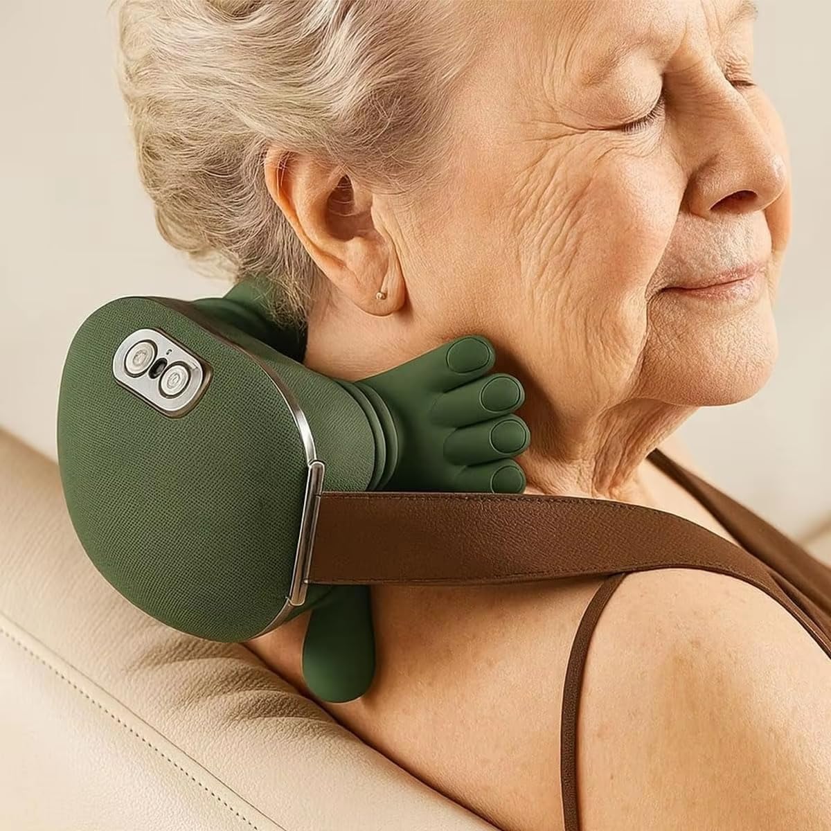Cordless Shiatsu Neck Massager with Heat and 4D Kneading