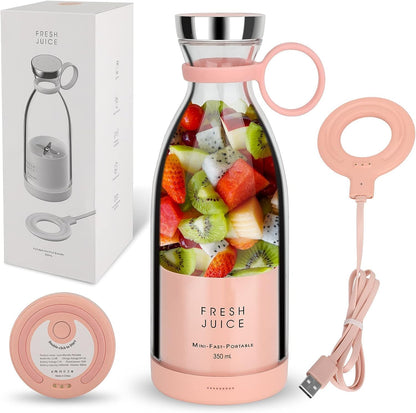 Portable USB Blender Bottle 350 ml Personal Smoothie Maker