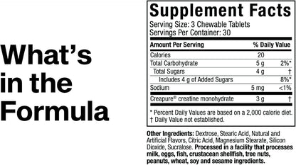 Creatine Chewable Tablets – Creapure for Muscle Growth