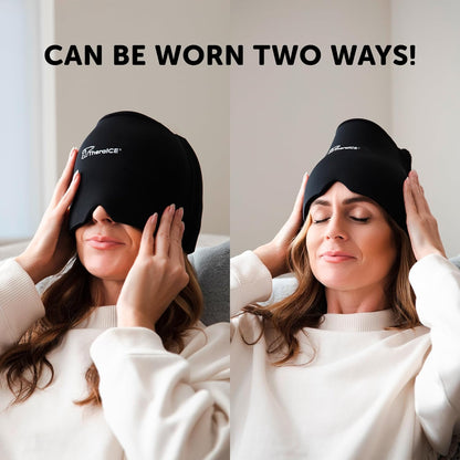 Migraine Relief Ice Cap – 360° Cooling Headache Mask