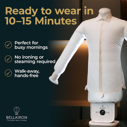 Automatic Hot Air Garment Dryer & Hands-Free Shirt Iron