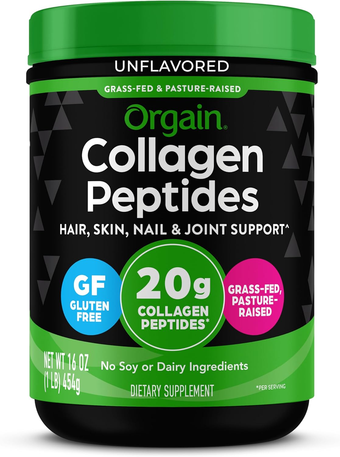 Hydrolyzed Collagen Peptides Powder – Unflavored, Grass-Fed