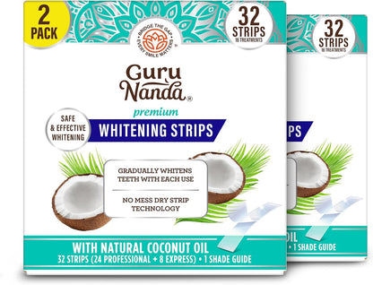 Teeth Whitening Strips 16-Day Kit – Dry, No-Slip Design