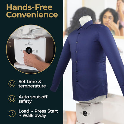Automatic Hot Air Garment Dryer & Hands-Free Shirt Iron