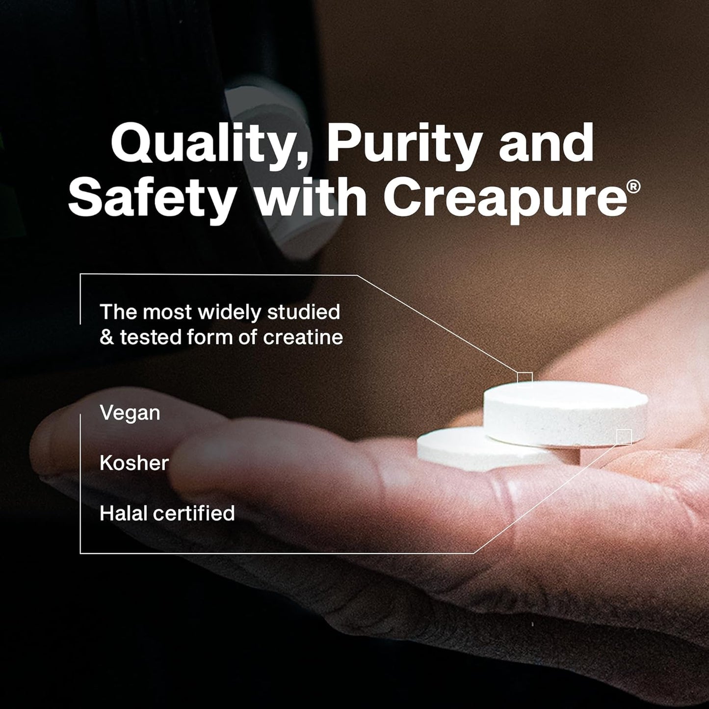 Creatine Chewable Tablets – Creapure for Muscle Growth