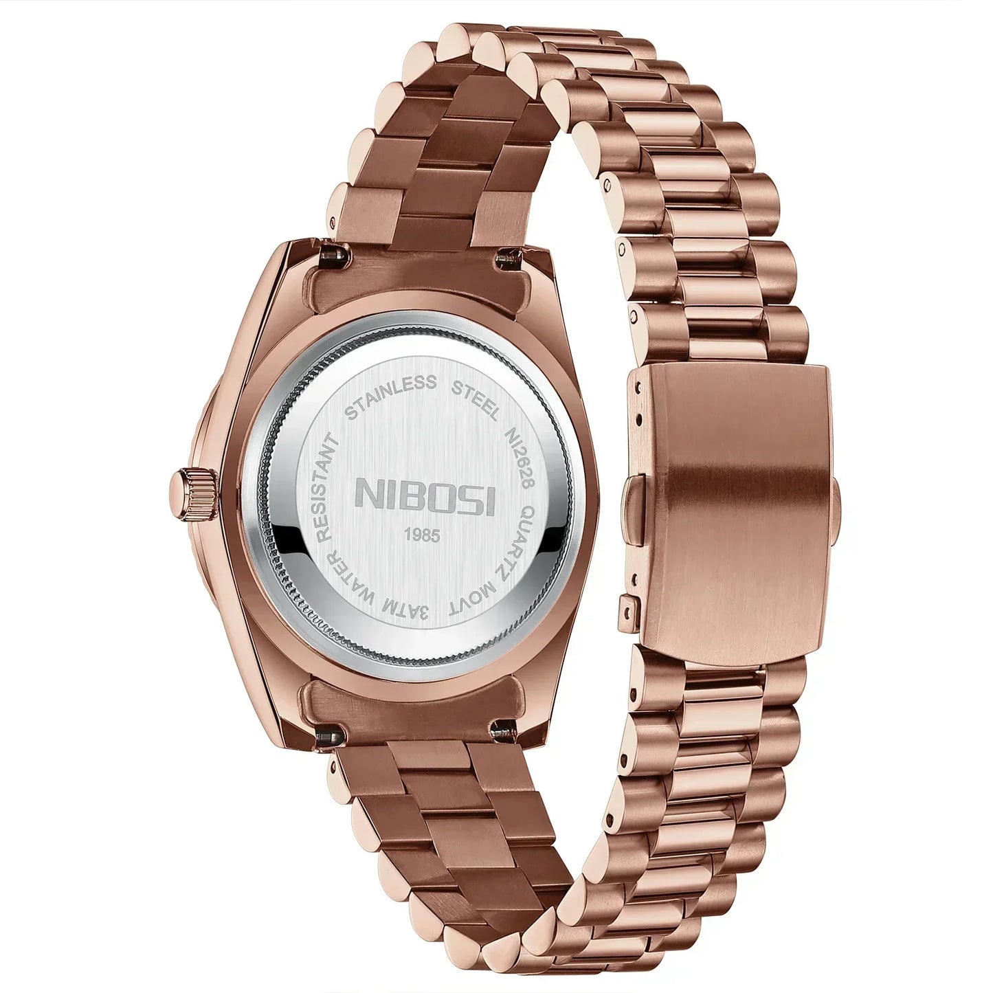 Men’s Luxury Quartz Watch With Date – Steel Bracelet