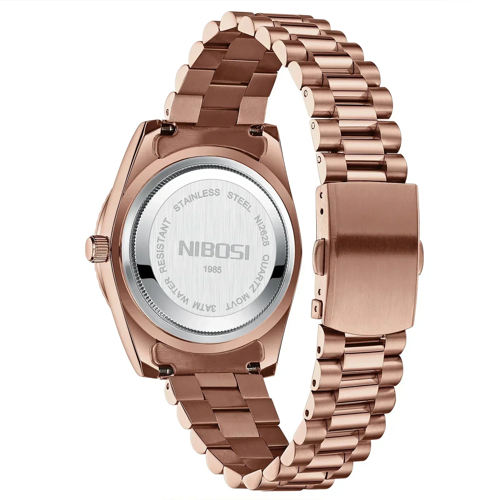 Men’s Luxury Quartz Watch With Date – Steel Bracelet