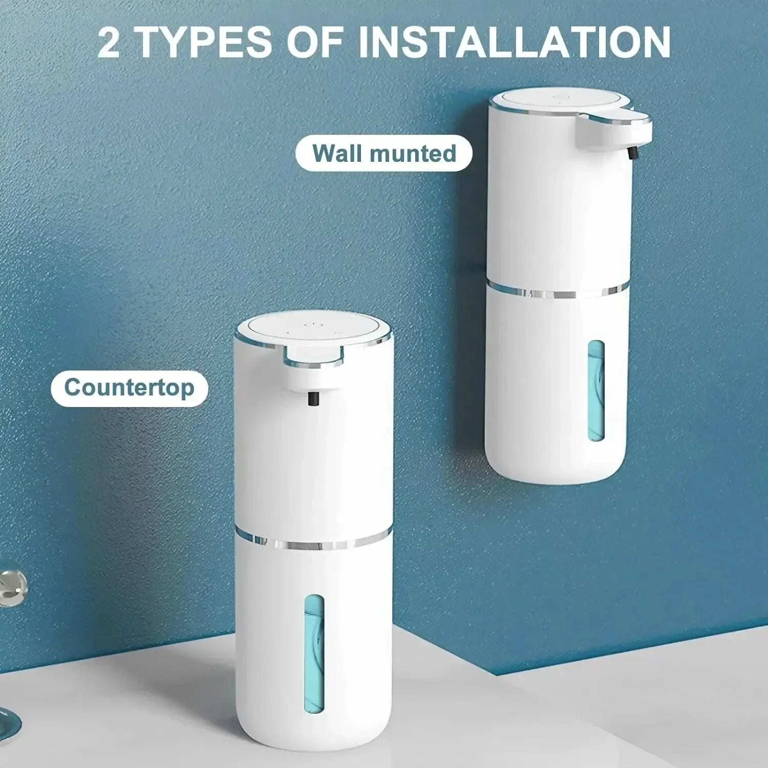 Automatic Foaming Soap Dispenser – Touchless, USB Rechargeable