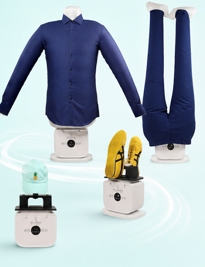 Automatic Hot Air Garment Dryer & Hands-Free Shirt Iron