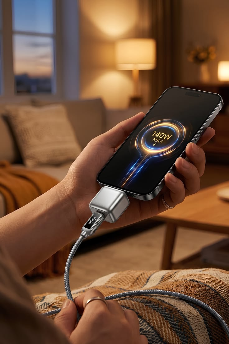 USB-C PD Fast Charger Adapter – Auto Power-Off