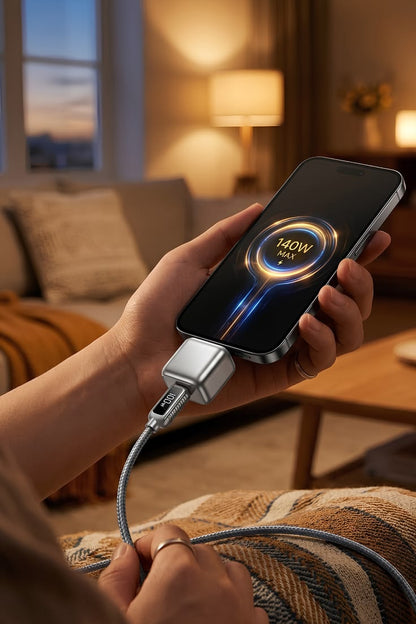 USB-C PD Fast Charger Adapter – Auto Power-Off
